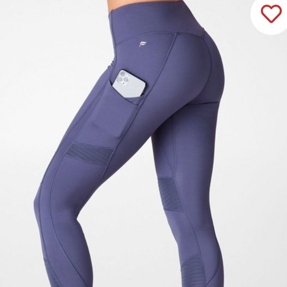 Fabletics Anywhere High-Waisted Moto 7/8 Leggings - Picture 1 of 7
